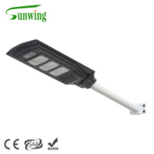 All in one outdoor led solar street light with radar sensor 60w led road solar lamp with light pole
